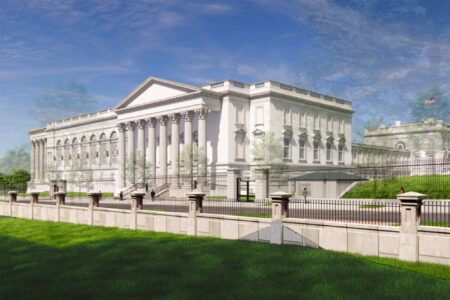 Architect’s rendering, President Donald Trump, Great White House Ballroom
