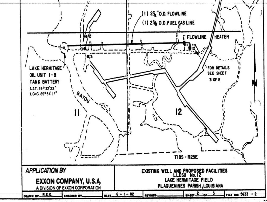 Exxon, orphaned oil wells, Lake Hermitage