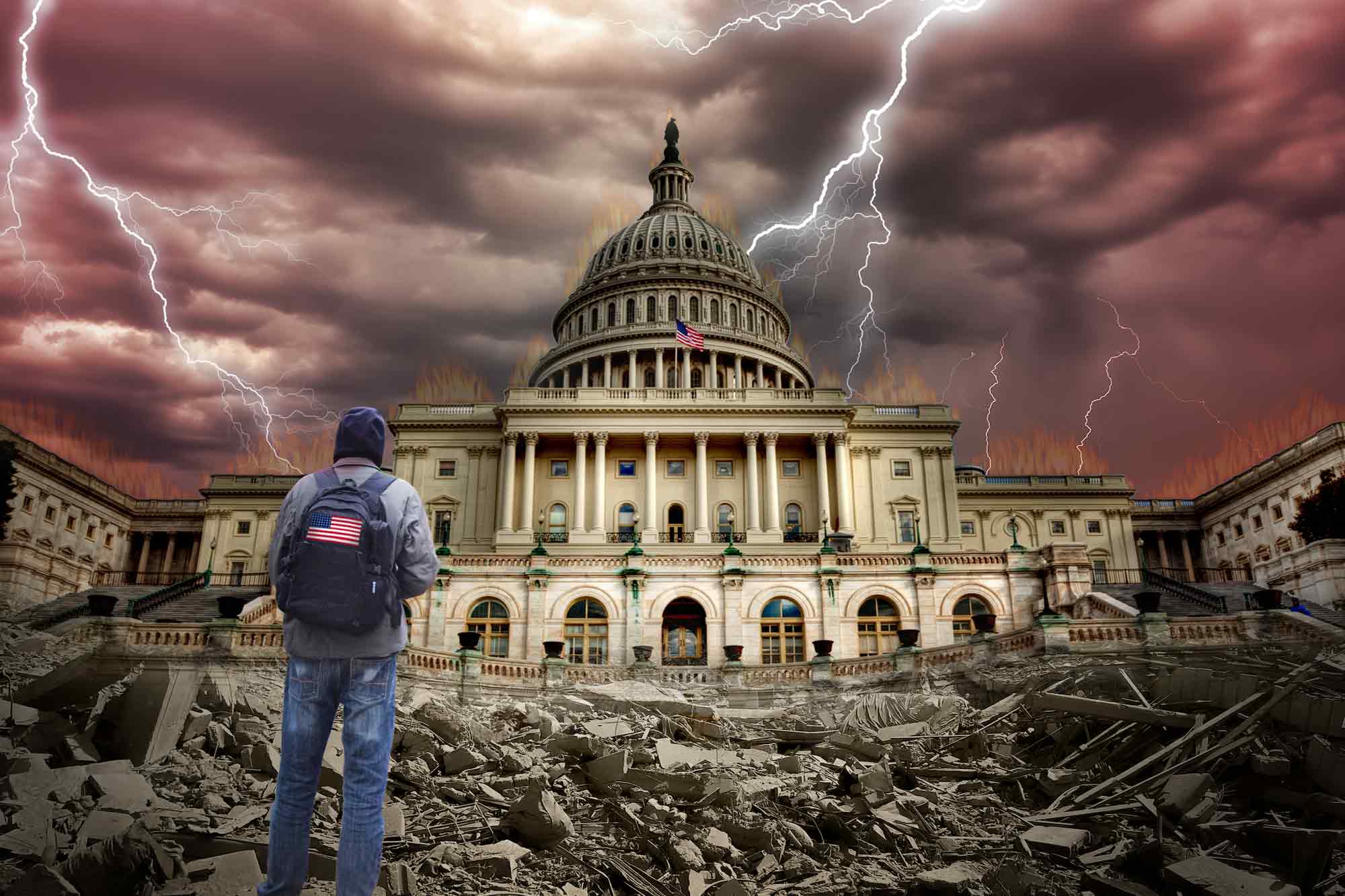 Dark Republic, American democracy, The End