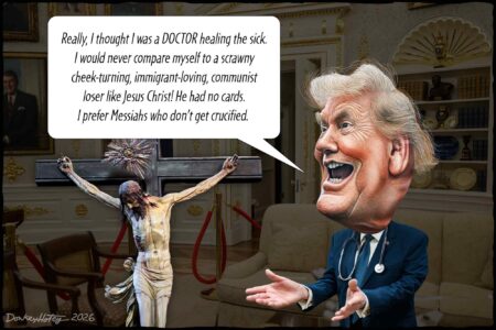 Donald Trump, Jesus Christ, loser, cross, Christian