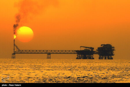 Iran, Kharg Island, Sunset