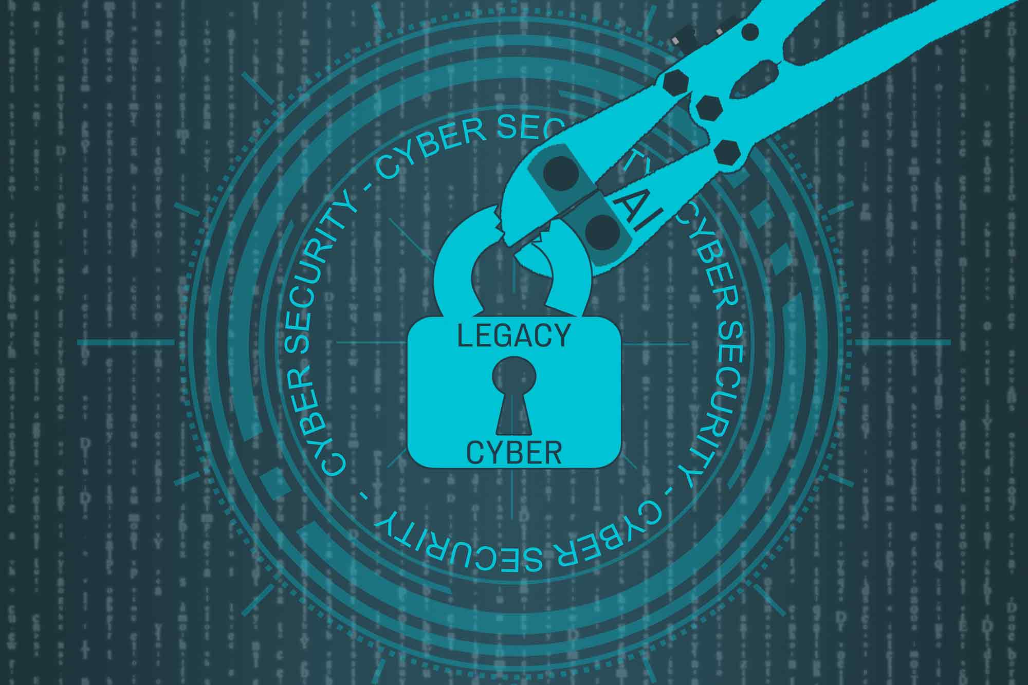 Legacy cyber security systems, no match, AI, hackers