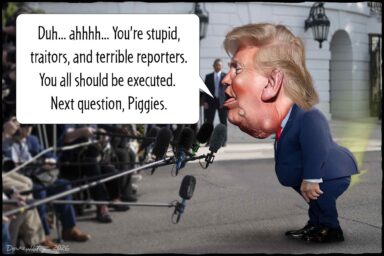 Donald Trump, Oaf of Office, low energy, failing, rude