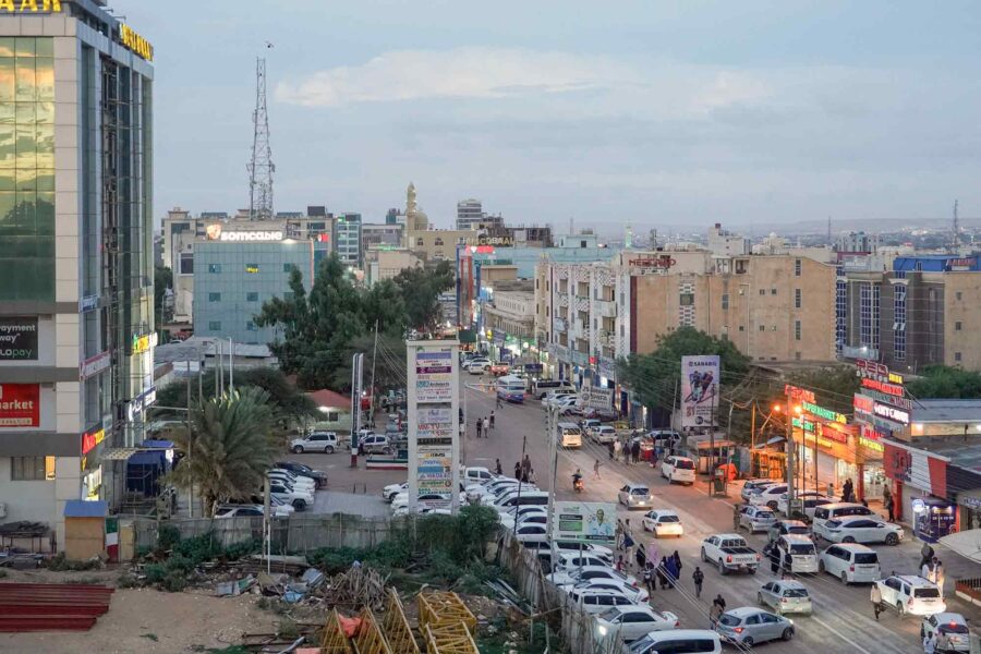 Downtown Hargeisa, capital of Somaliland