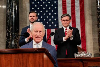 Sane King Charles Warns America About Mad King Donald King Charles III, joint session, US Congress