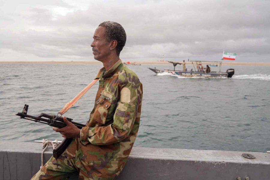 On patrol, Somaliland, coast guard, Yemen