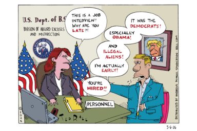 CARTOON, RALL, GOVERNMENT JOB
