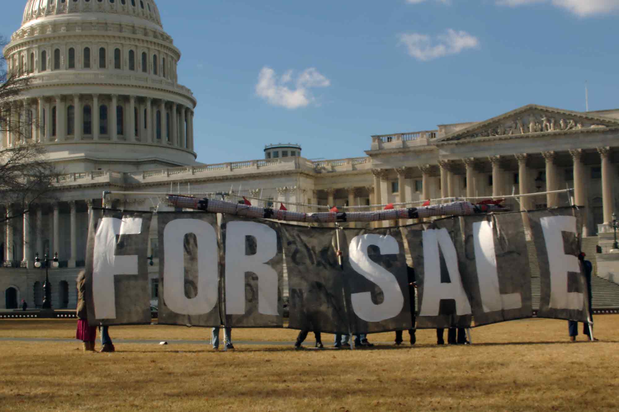government for sale, US Capitol