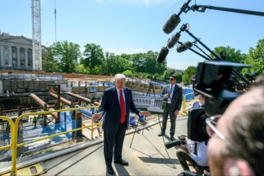 Trump Rails Against ‘Treasonists’ Who Oppose His Ballroom President, Donald Trump, East Wing, Ballroom