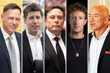 After Trump the Deluge? The Very Real Danger of Going From Bad to Worse Peter Theil, Sam Altman, Elon Musk, Mark Zuckerberg, Jeff Bezos