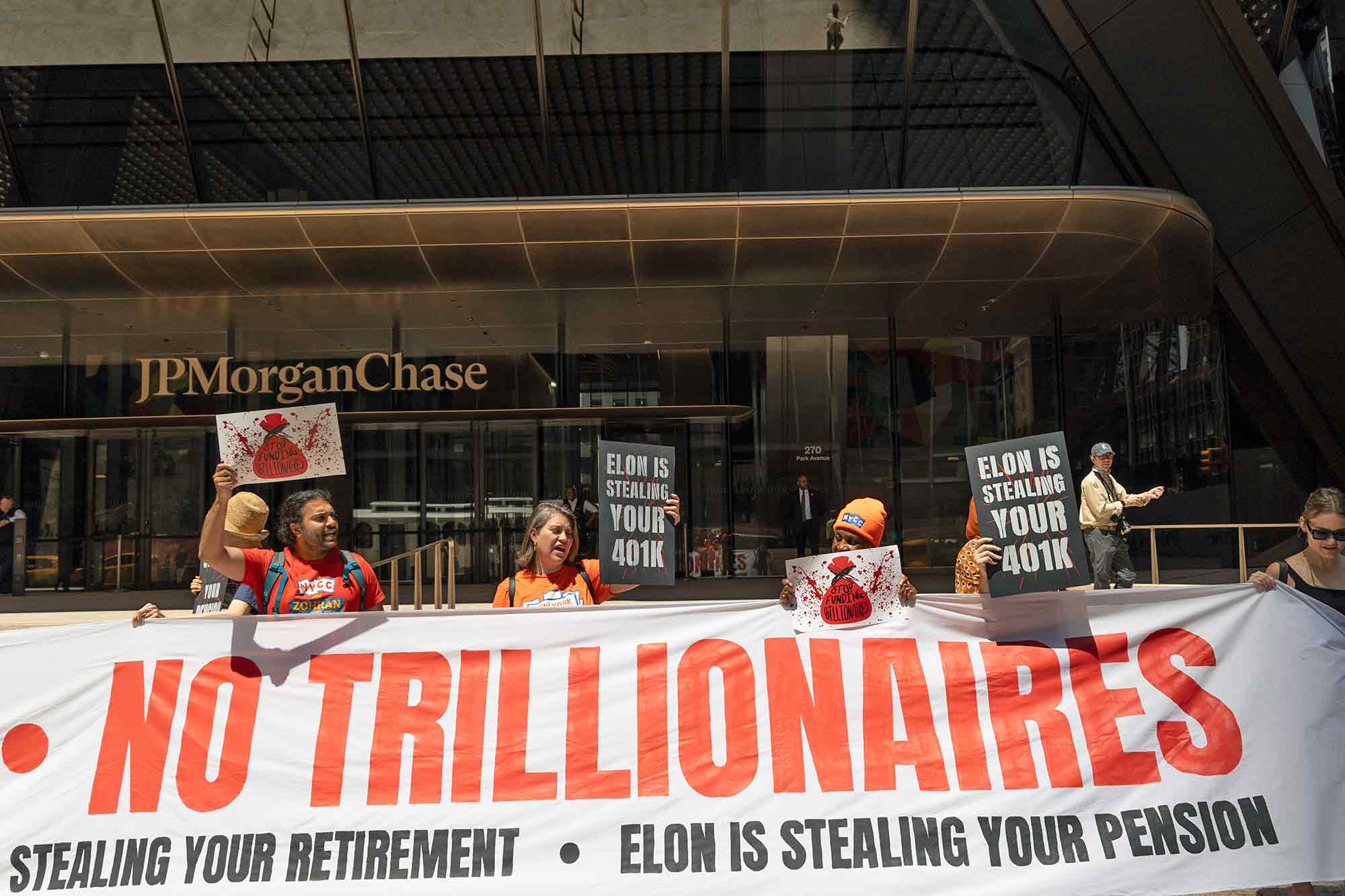Rally, JP Morgan Chase, Elon Musk, SpaceX, IPO