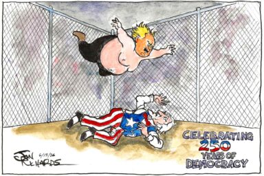 Donald Trump, cage match, UFC, White House