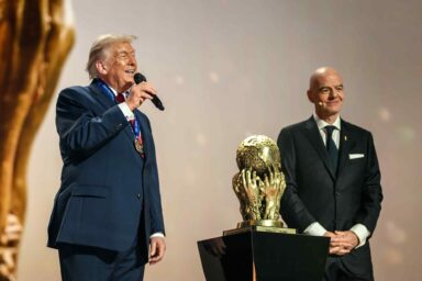 Trump Twists FIFA’s Arm and Gets His Way Donald Trump, accepts, the inaugural FIFA Peace Prize