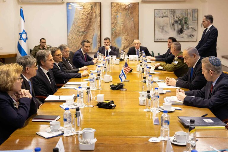 Antony J. Blinken, Israel's War Cabinet