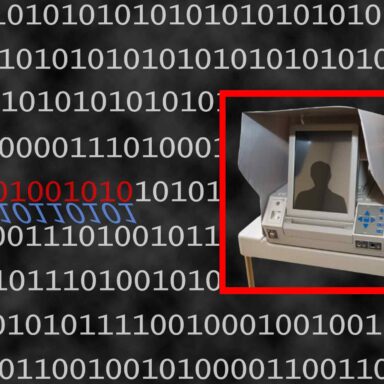 Hacking, computer code, election equipment.
