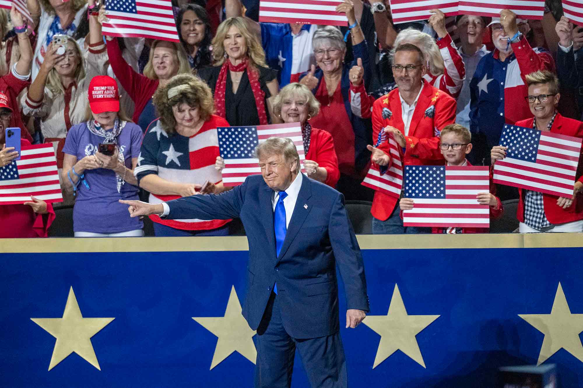 Donald Trump, RNC National Mid-Term Convention, Day one