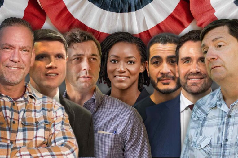 Dan Osborn, James Talarico, Jon Ossoff, Angie Nixon, Abdul El-Sayed, Josh Turek, Troy Jackson
