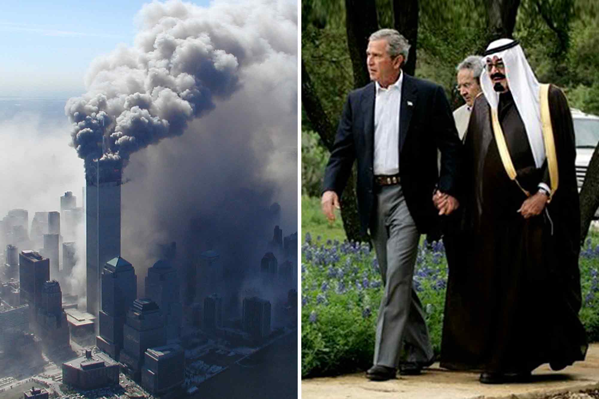 World Trade Center, 9/11. George W. Bush, Crown Prince Abdullah