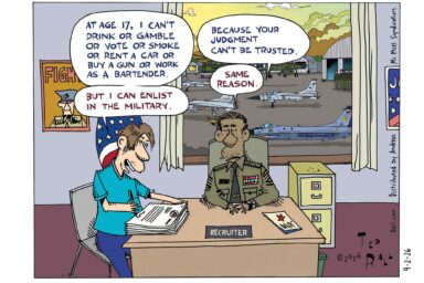 : Military, enlistment, bad judgment