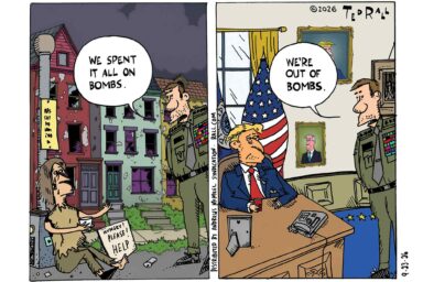 Military Industrial Complex, spent our fortune on bombs