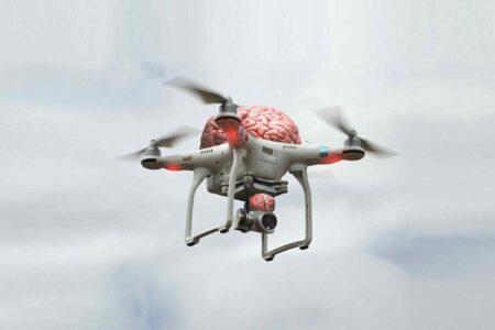 Spy drone, brains, surveillance, AI