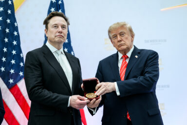 Elon Musk, Donald Trump, Medal of Science