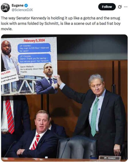 Eric Schmitt, John Kennedy, Senators, Jack Smith, liars