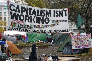 Capitalism Isn't Working, Occupy London protest