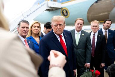 Donald Trump, Dallas Fort Worth International Airport