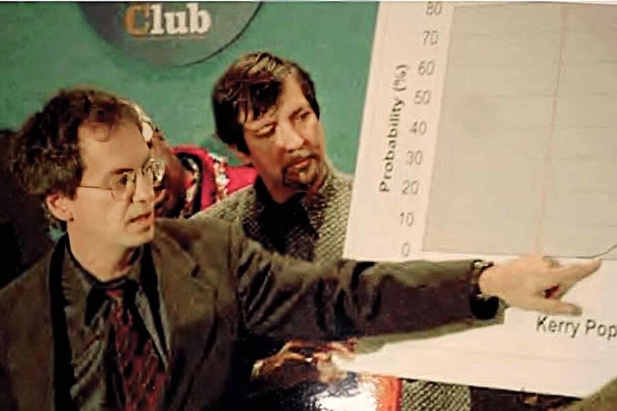 Jonathan Simon, chart, 2004 presidential election, National Press Club