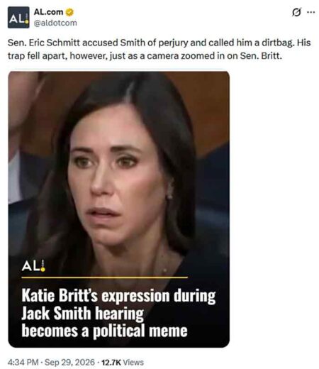atie Britt, Senate hearing, reaction to epic failure