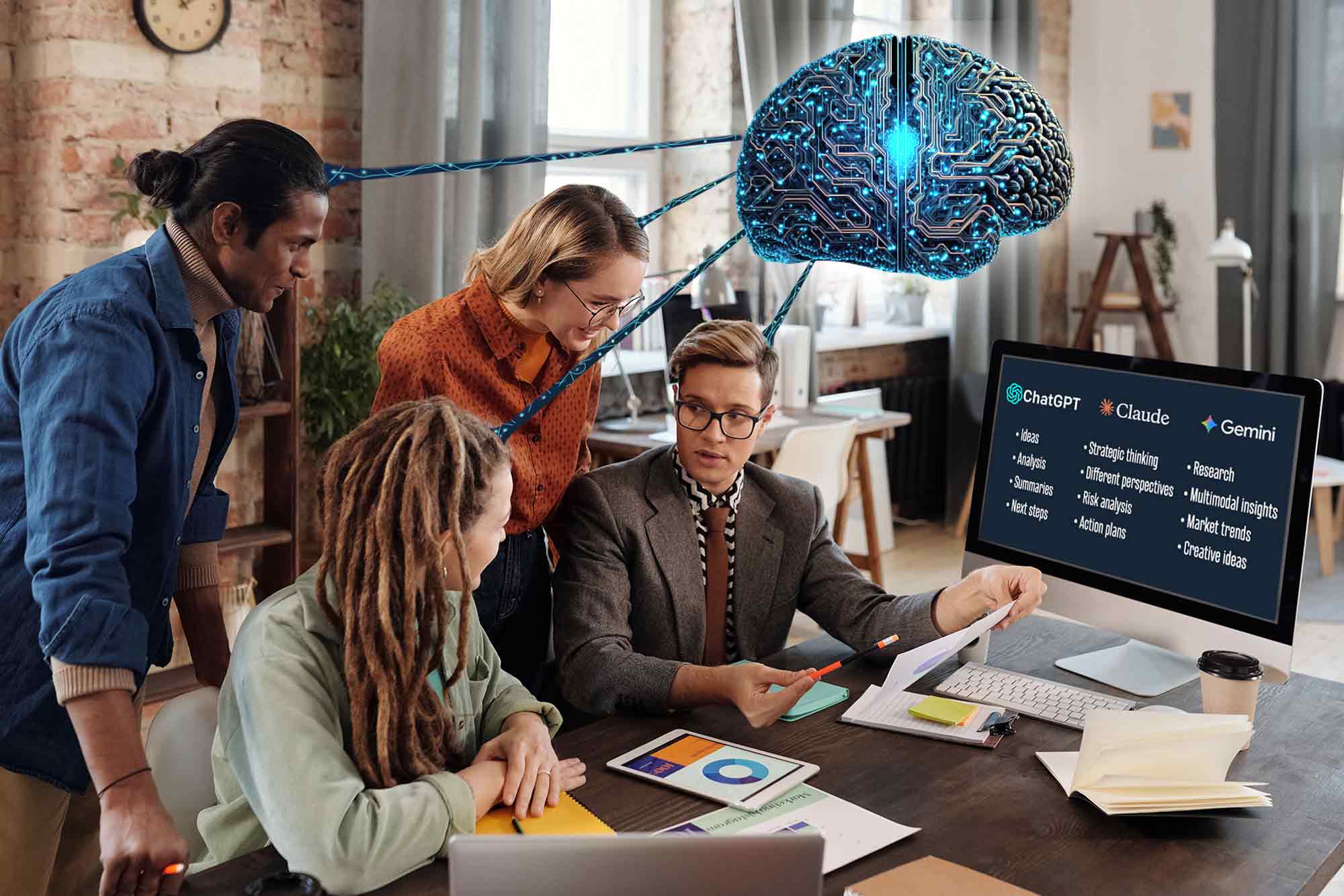 sharing the same brain? Collaboration, AI,