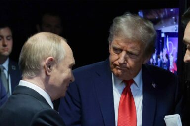 Donald Trump, Vladimir Putin, joint news conference, Anchorage, AK